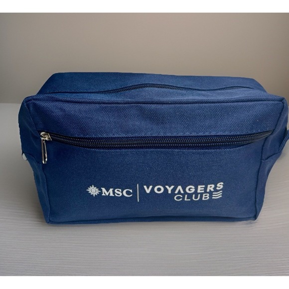 Other - 2 - NEW - MSC Voyagers Club‎ Toiletry Makeup Bags Navy Blue
